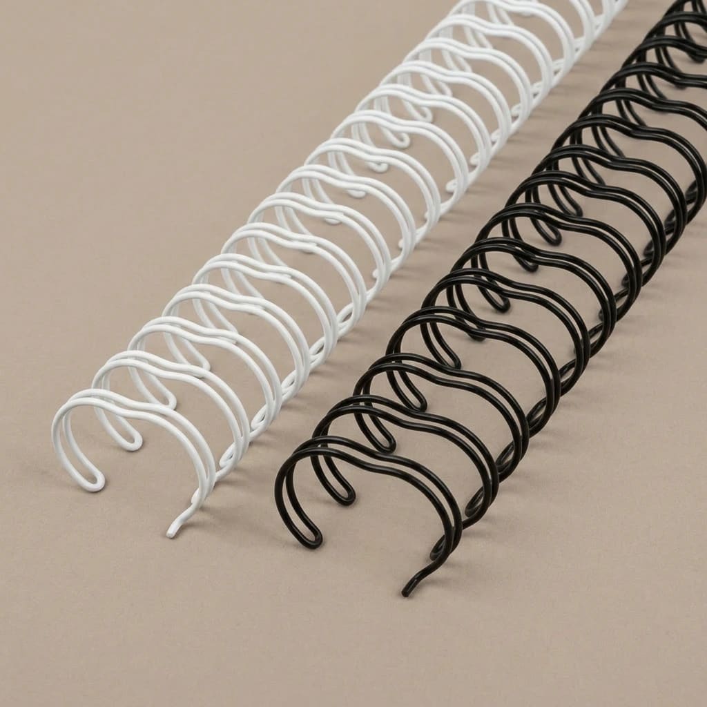 Double Loop Wire Binding Spine