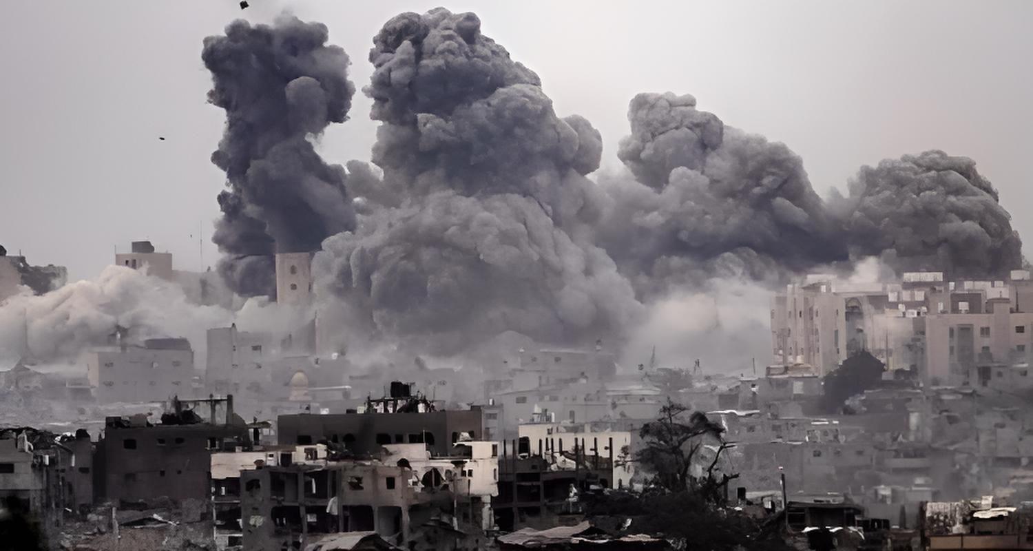 Edificios destruidos en la Franja de Gaza tras los ataques israelíes