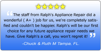 Ralph's Appliance Service- Review