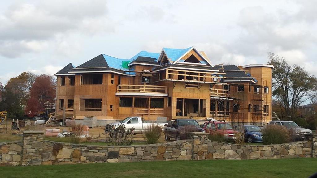 Hebe Drywall - House After Framing Job