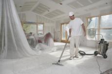 Hebe Drywall - Cleaning Up After Job