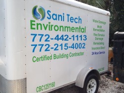 Sani Tech Environmental  - Our company trailer