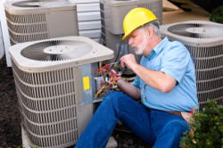 St. Jean Heating and Cooling - AC unit installed - outside