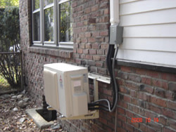 St. Jean Heating and Cooling - AC unit installed - outside