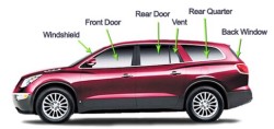 Master Auto Glass Corp. - SUV Diagram