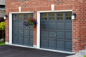 Suppa and Sons Overhead Doors- Blue Double Garage