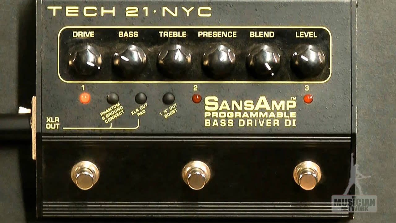Tech 21 SansAmp Programmable Bass Driver Direct Input