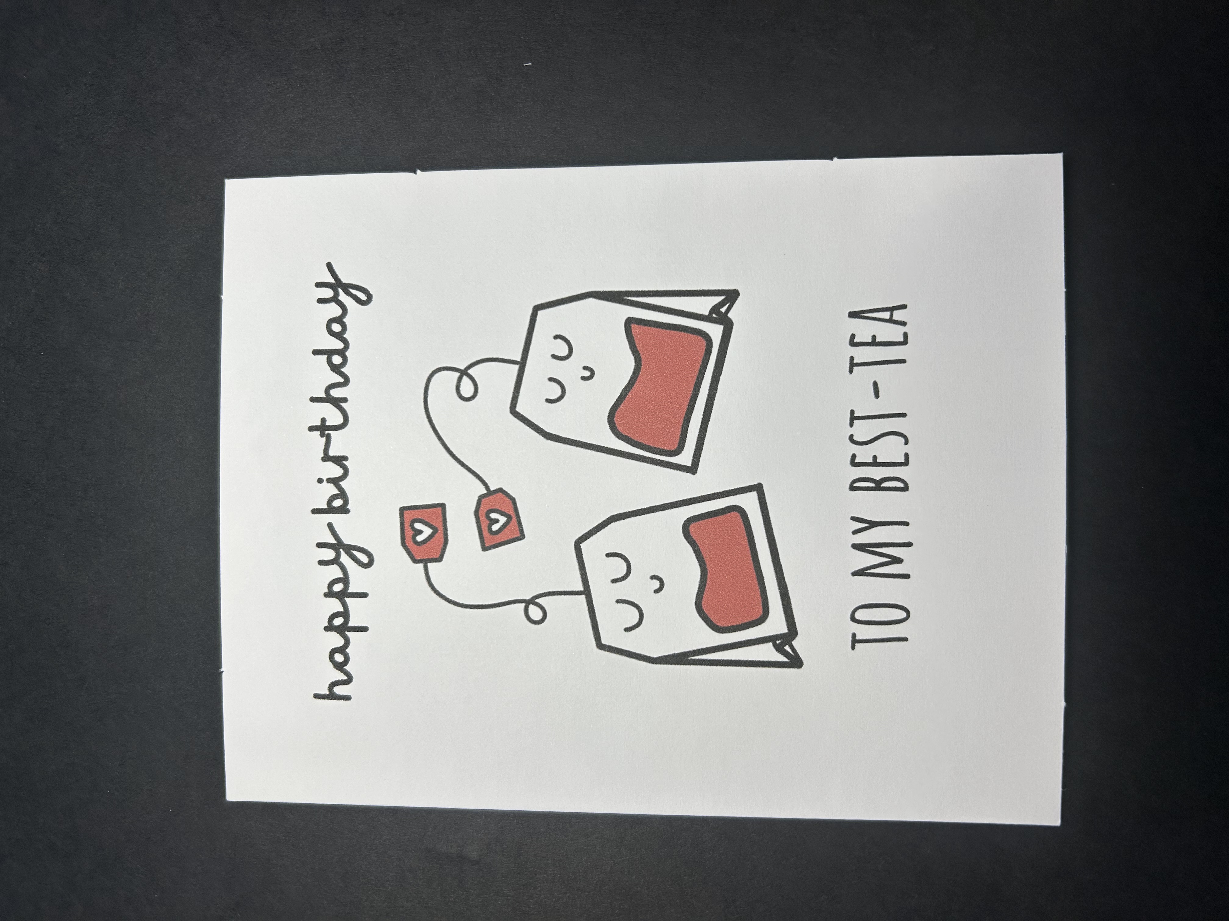 HBD Best-Tea Card