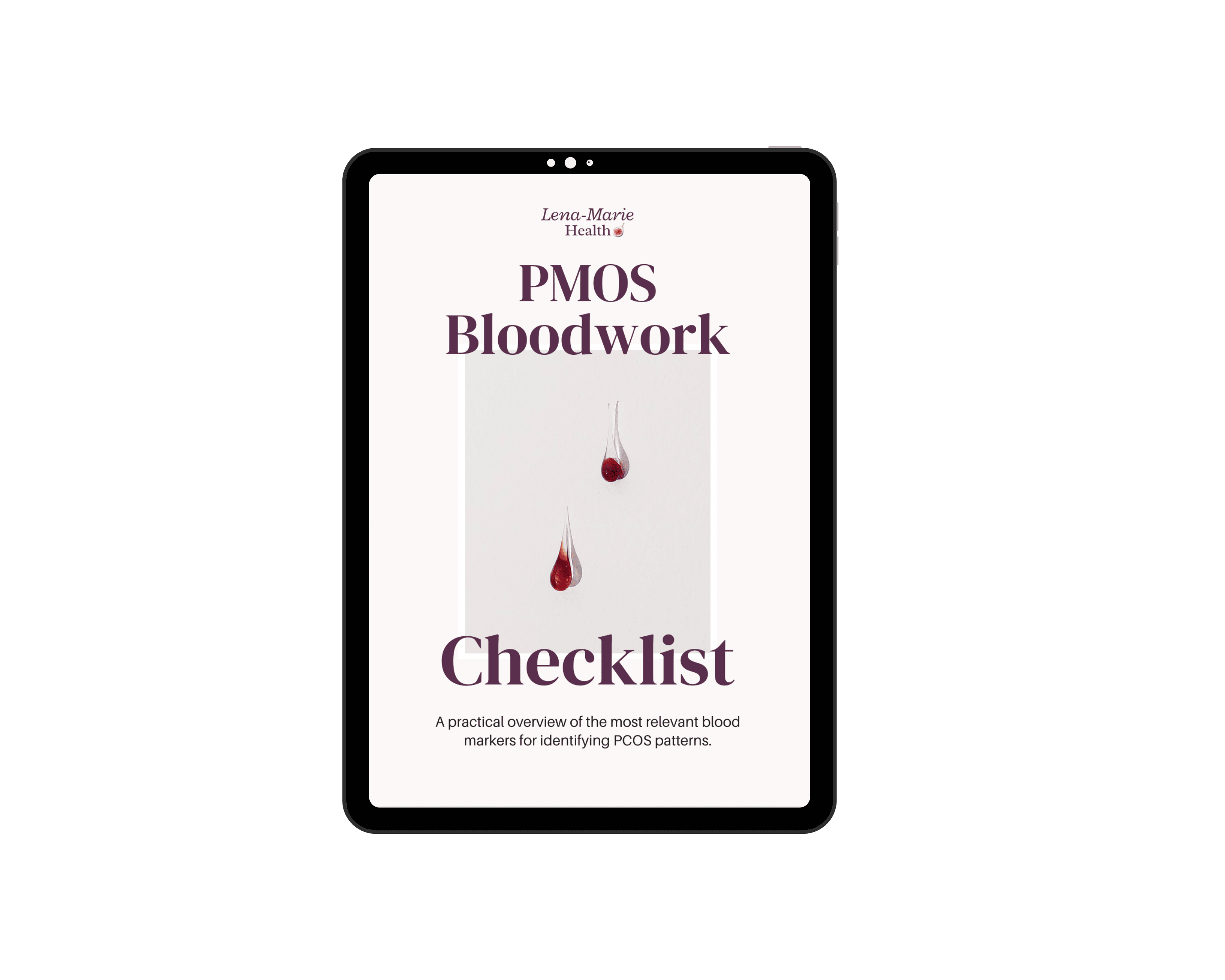 PMOS Bloodwork Checklist