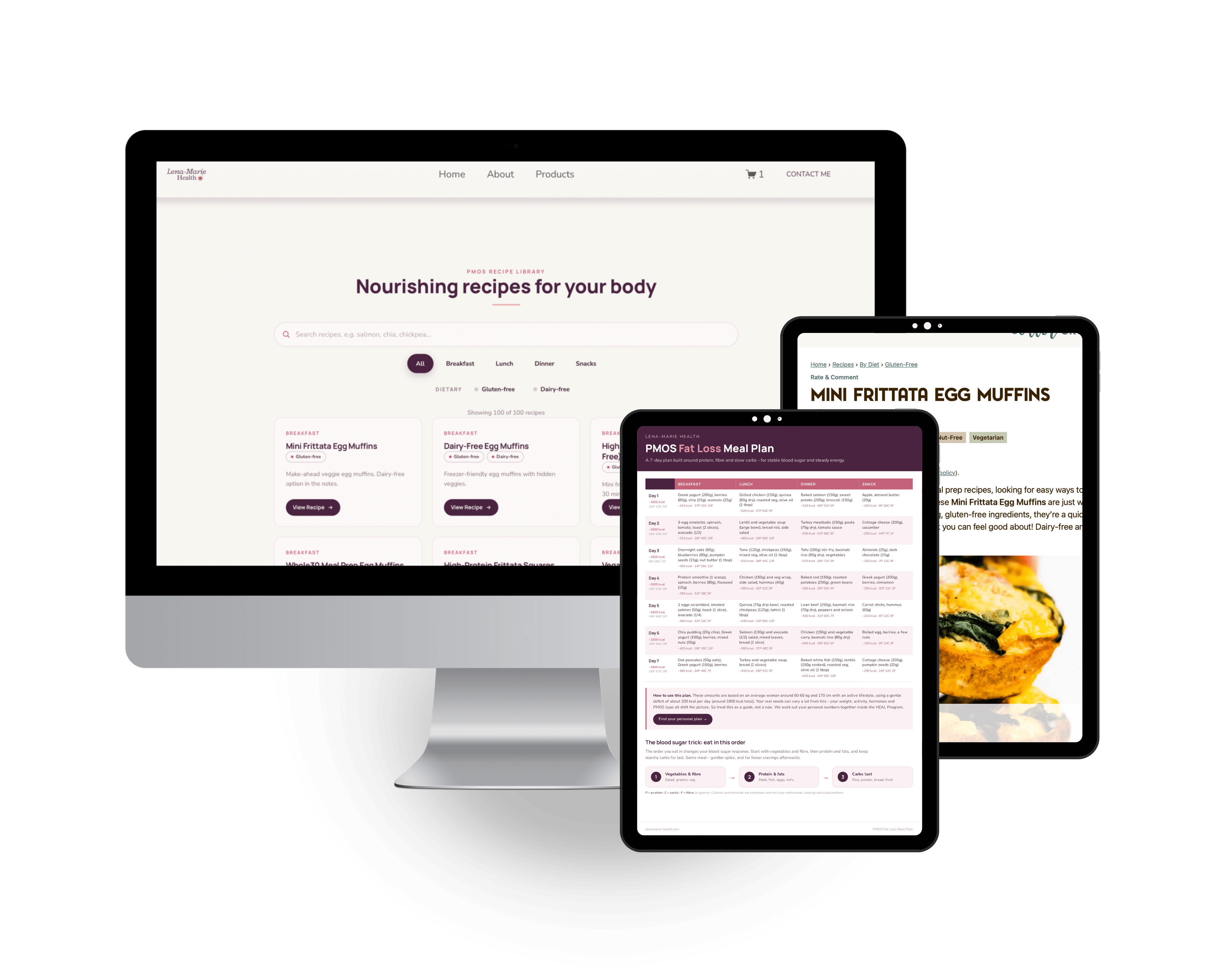 Meal Plan and Recipe Library