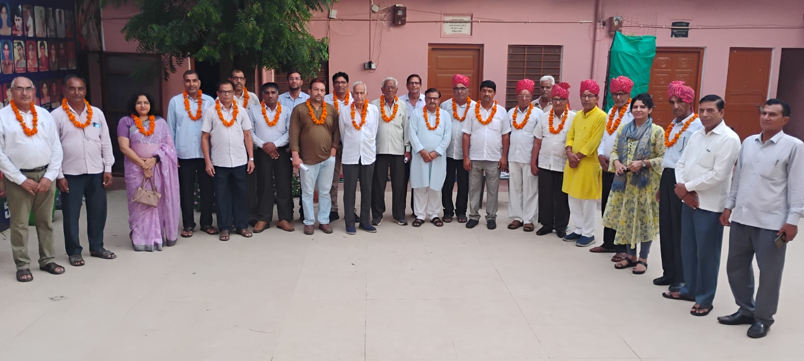 अखिल भारतीय जांगिड महासभा की तहसील पिलानी  कार्यकारिणी का शपथ ग्रहण समारोह -