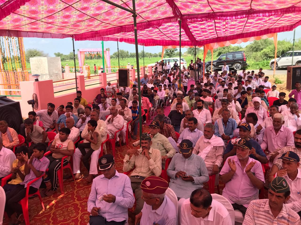डांगर गांव में अमर शहीद सितेन्द्र सिंह सांखला की मूर्ति का भव्य अनावरण, उमड़ा जनसैलाब