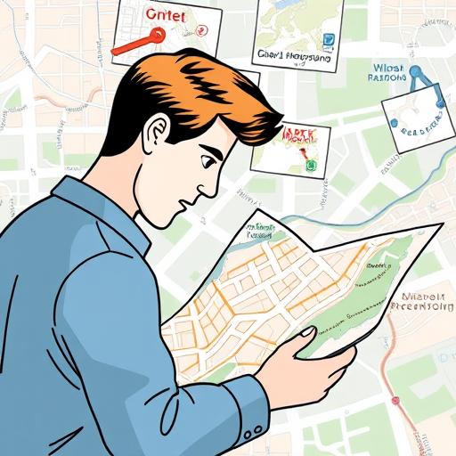 Как изучить карту и найти нужные объекты