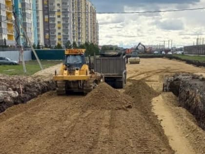 В Краснодаре на улице Выездной начали строить дорогу