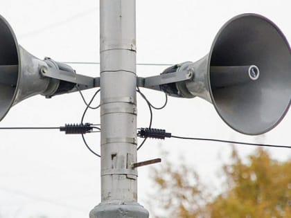 Внеплановое техническое обслуживание сирен в городе Щель