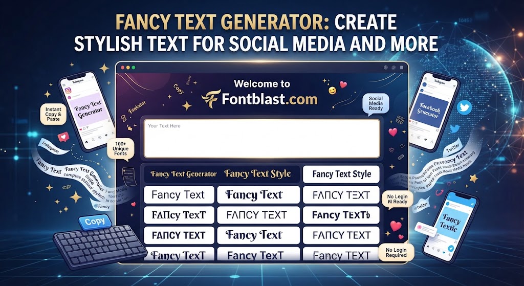 Fancy Text Generator: Create Stylish Text for Social Media and More