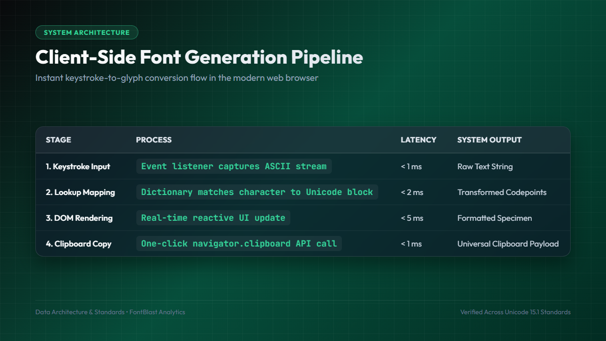 font generator online free client side conversion pipeline architecture