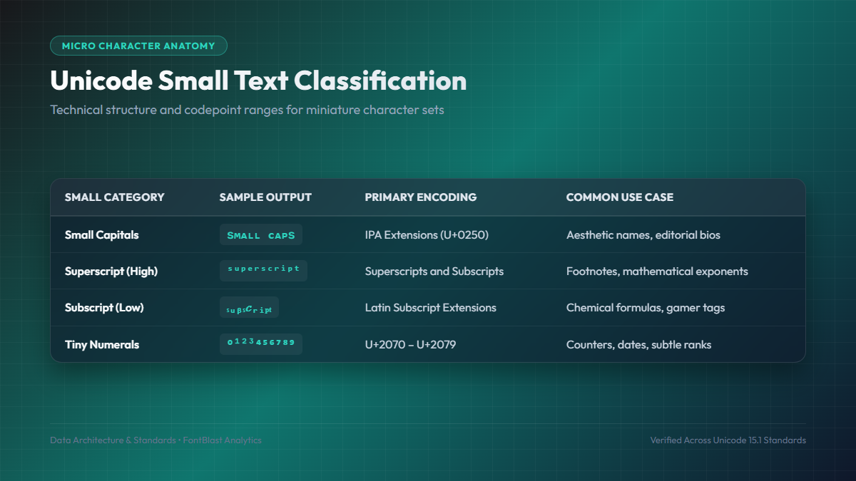 small text generator micro typography character anatomy table