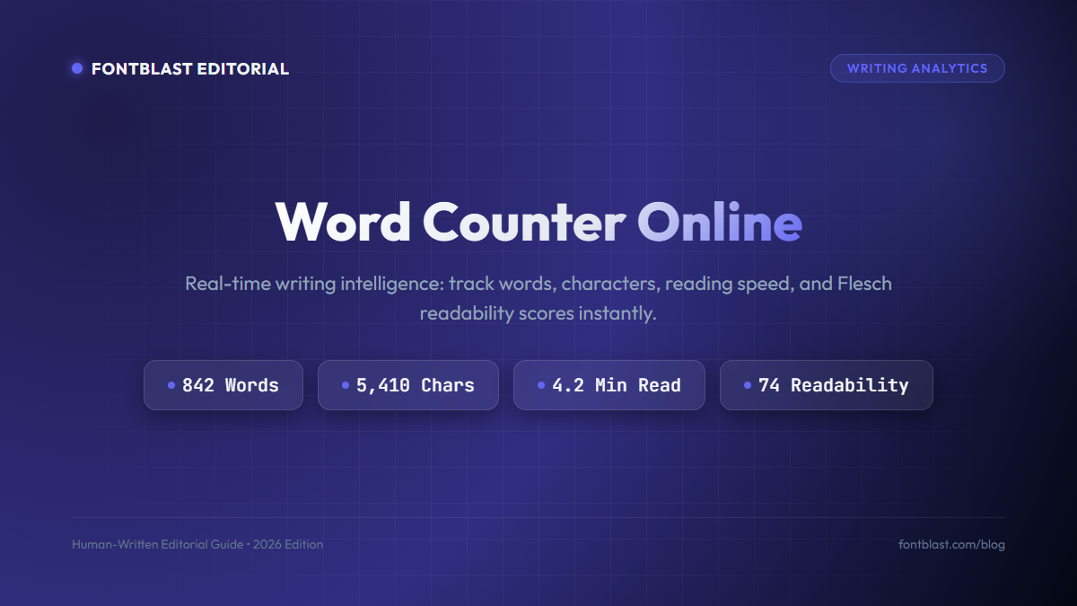 Word Counter Online: Essential Writing Analytics, Reading Time & SEO Limits