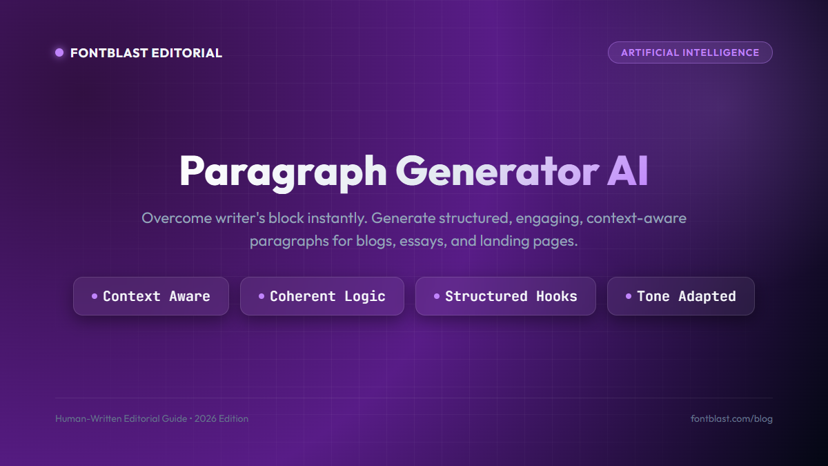 Paragraph Generator AI: How to Craft Compelling, Contextual Copy in Seconds