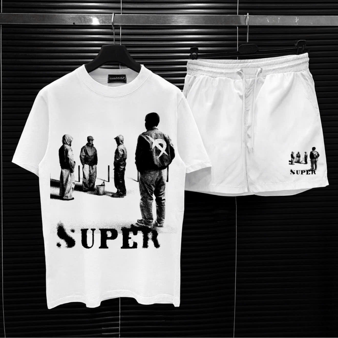Bộ Áo Thun & Quần Short Super