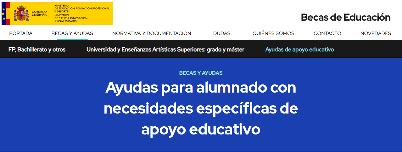 PASOS PARA PEDIR AYUDA NEAE POR AACC DEL MINISTERIO CON LATENTO CURSO 2026/2027