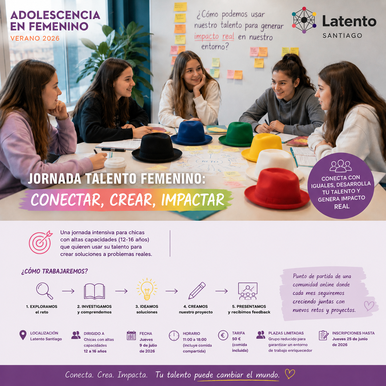 JORNADA TALENTO FEMENINO: CONECTAR,CREAR,IMPACTAR. 