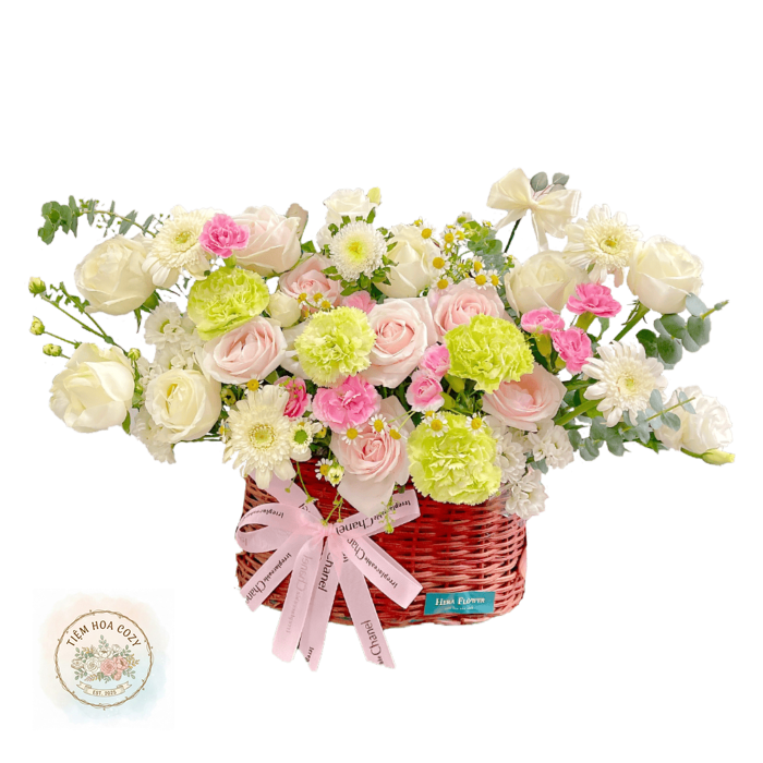 Giỏ Hoa Chúc Mừng 2
