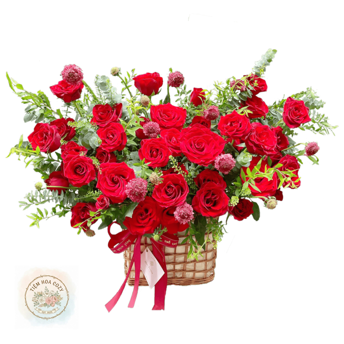 Giỏ Hoa Chúc Mừng 4