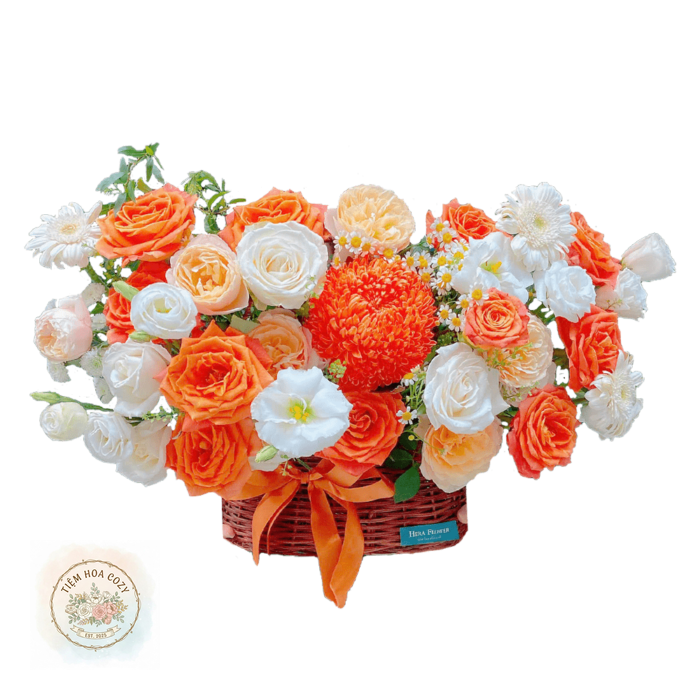 Giỏ Hoa Chúc Mừng 5