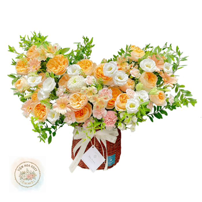 Giỏ Hoa Chúc Mừng 7