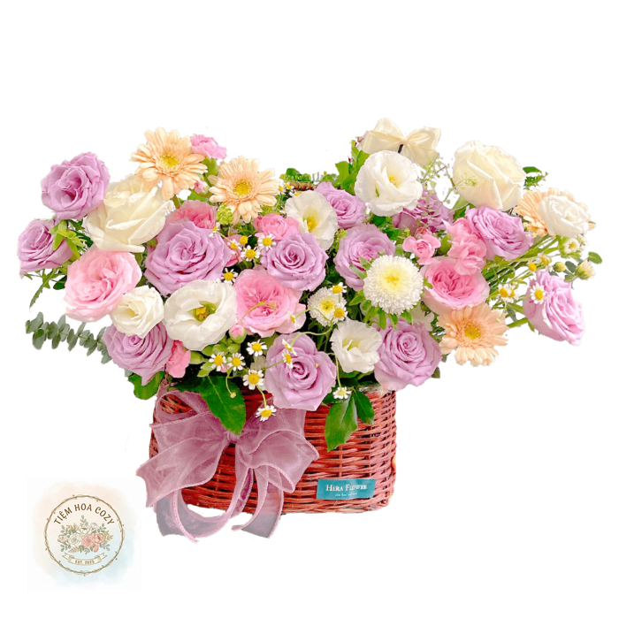 Giỏ Hoa Chúc Mừng 1