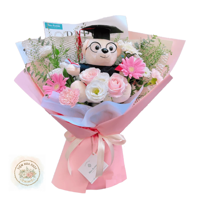 Bó Hoa Gấu Tốt Nghiệp 04