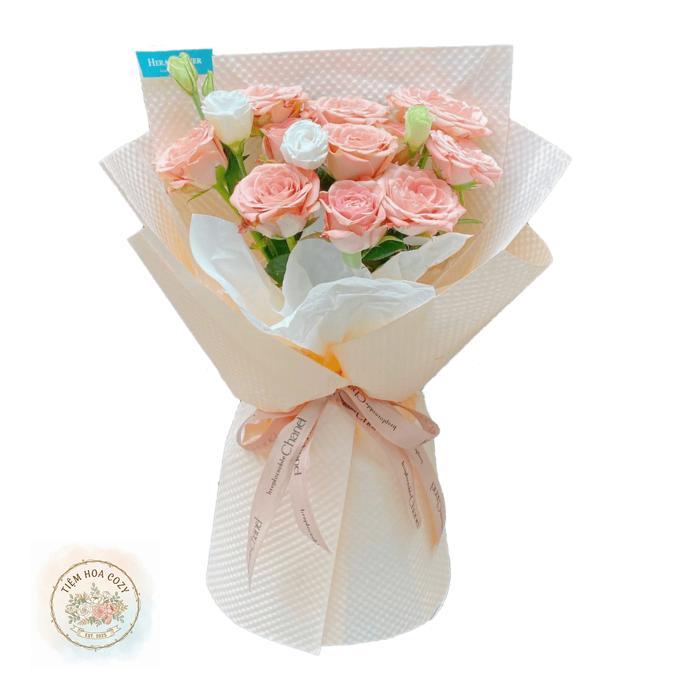 Bó Hồng Capuchino