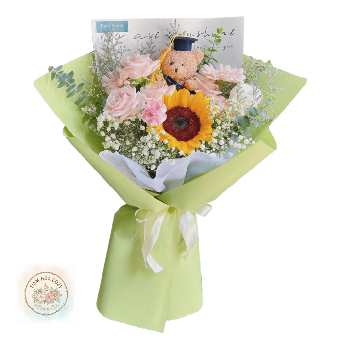 Bó Hoa Gấu Tốt Nghiệp 02