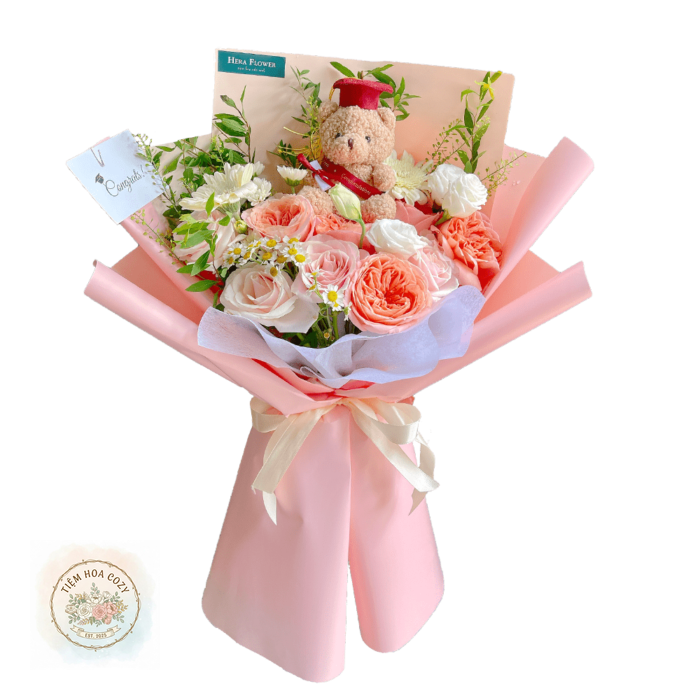 Bó Hoa Gấu Tốt Nghiệp 03