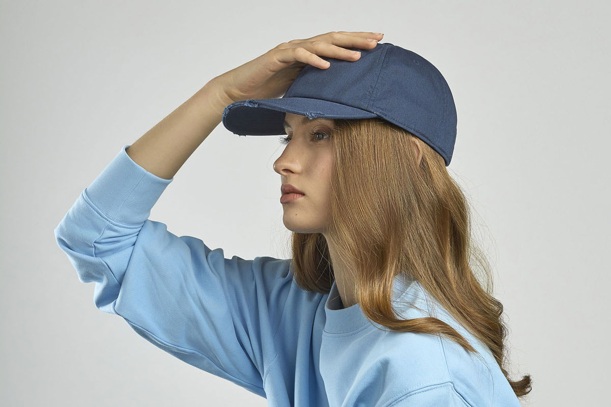 Dad Hat Destroyed-S — indossato