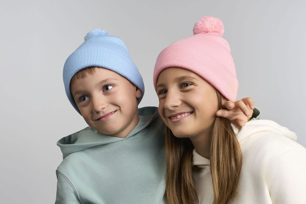 Kid Wind-S with Pompom — indossato