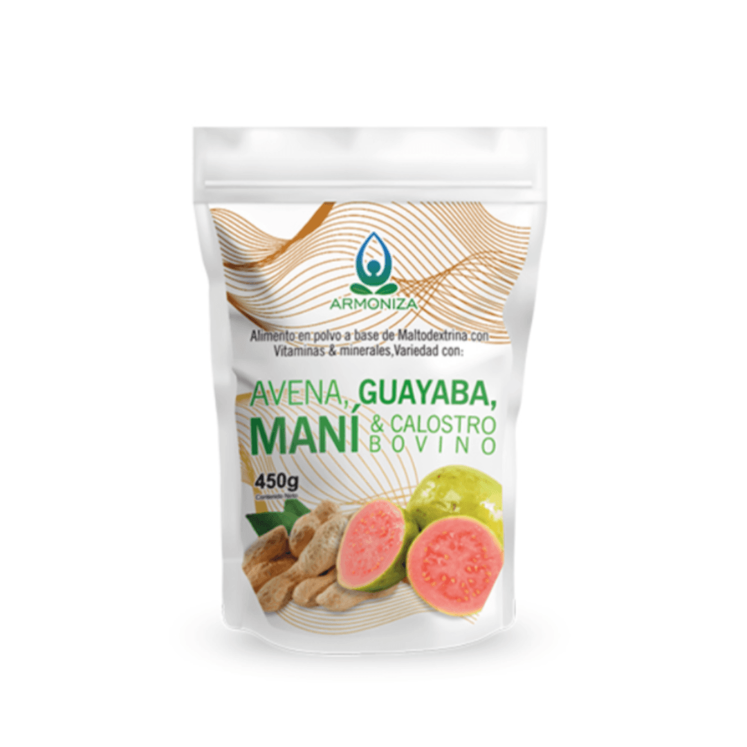 Avena, guayaba, maní y calostros bovino - Producto disponible en colombiatodo.com Avena, guayaba, maní y calostros bovino