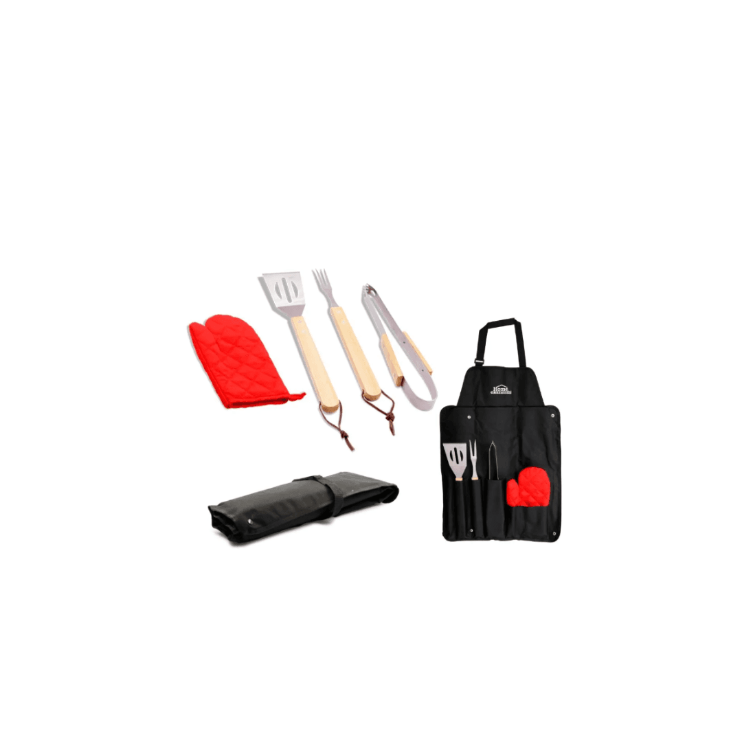 Delantal para Asados Set X 5 Piezas Home Elements - Producto disponible en colombiatodo.com Delantal para Asados Set X 5 Piezas Home Elements