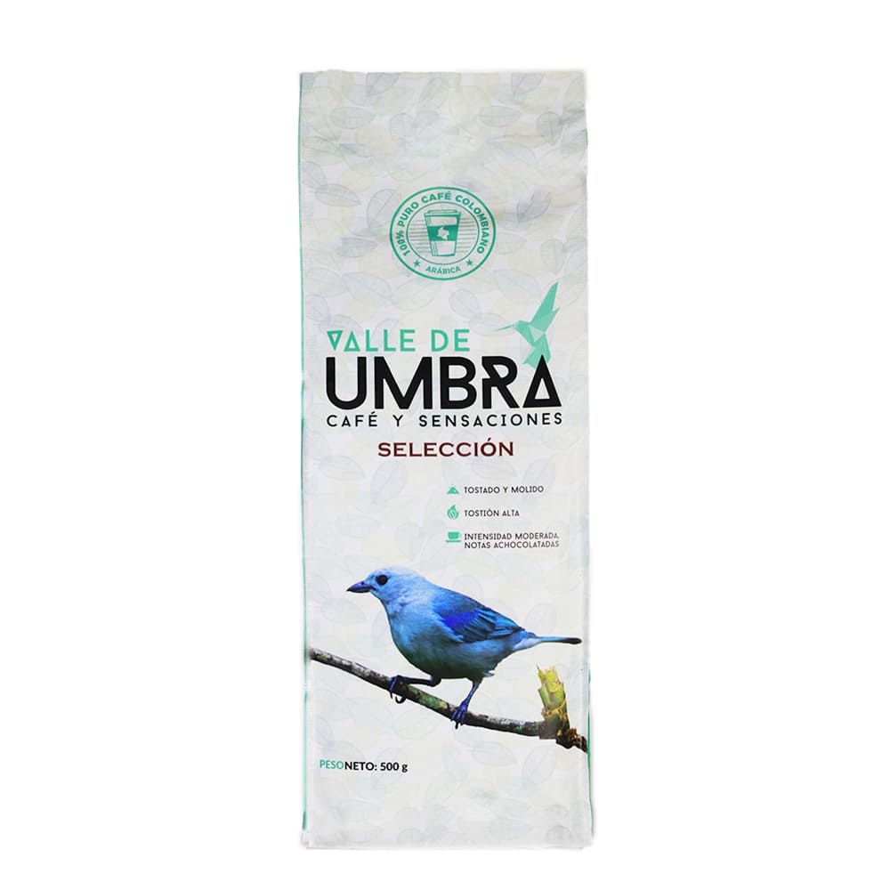 Café Valle de Umbra Selección Tostado ALTO - Molienda Media 250gr - Producto disponible en colombiatodo.com Café Valle de Umbra Selección Tostado ALTO - Molienda Media 250gr
