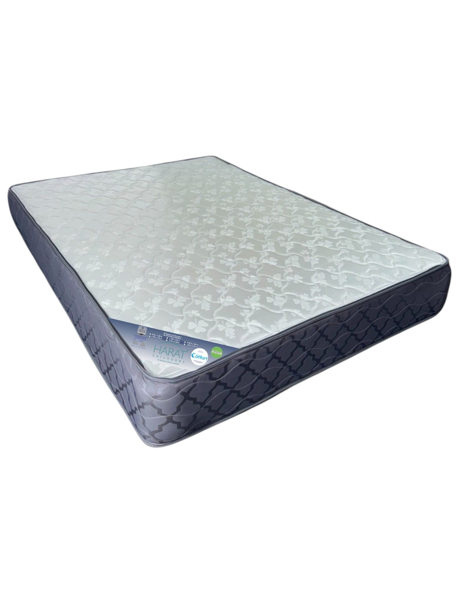 COLCHÓN RESORTADO CONFORT 100X190X25 S1 - Producto disponible en colombiatodo.com COLCHÓN RESORTADO CONFORT 100X190X25 S1
