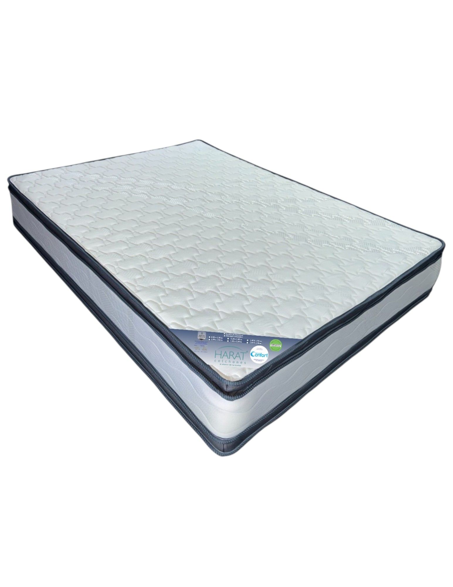 COLCHÓN RESORTADO CONFORT 100X190X27 TRENDY - Producto disponible en colombiatodo.com COLCHÓN RESORTADO CONFORT 100X190X27 TRENDY