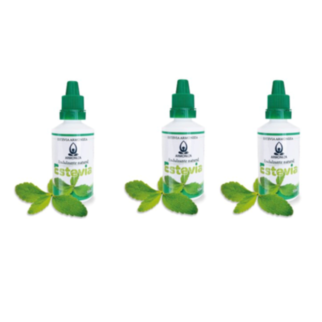 Estevia Combo x 3 unidades - Gotero - Armoniza - Producto disponible en colombiatodo.com Estevia Combo x 3 unidades - Gotero - Armoniza