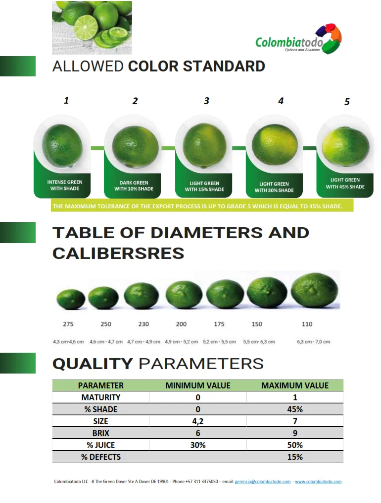 Limón Tahití -  Tahitian Lemon - Nacional y de Exportación
