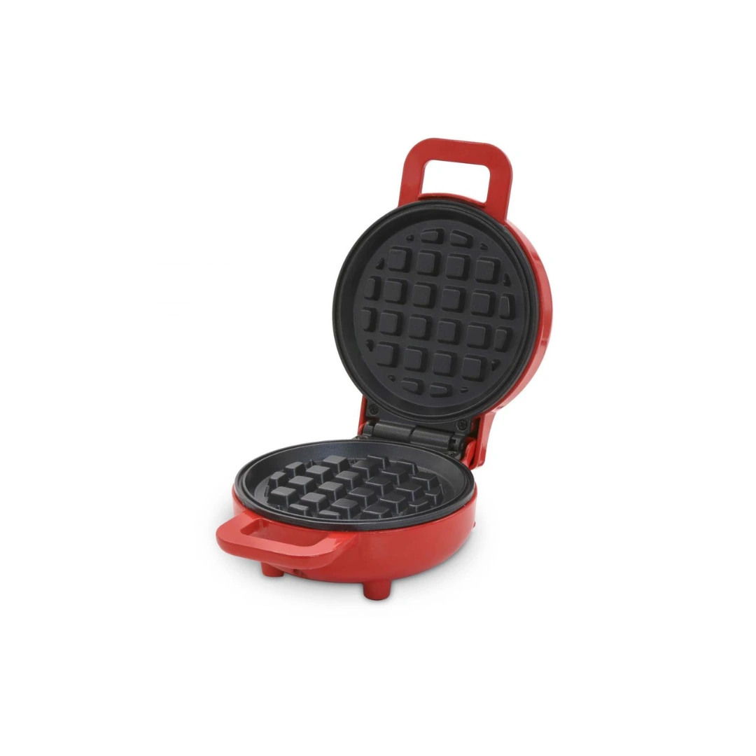 Wafflera Mini Roja 12 cm Antiadherente Home Elements - Producto disponible en colombiatodo.com Wafflera Mini Roja 12 cm Antiadherente Home Elements