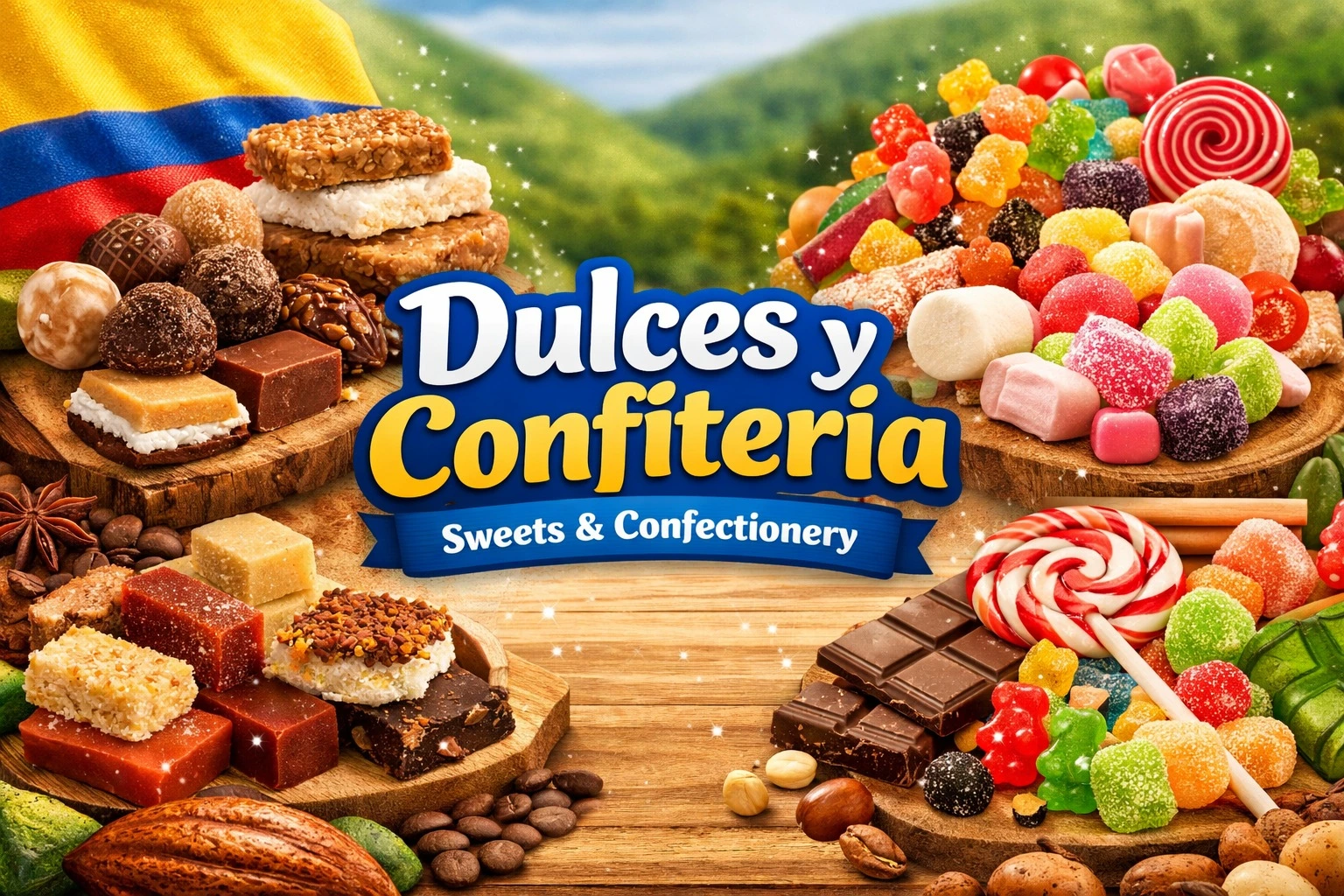 Dulcería colombiana tradicional e innovadora, seleccionada para mercados internacionales. - Producto disponible en colombiatodo.com Dulcería colombiana tradicional e innovadora, seleccionada para mercados internacionales.