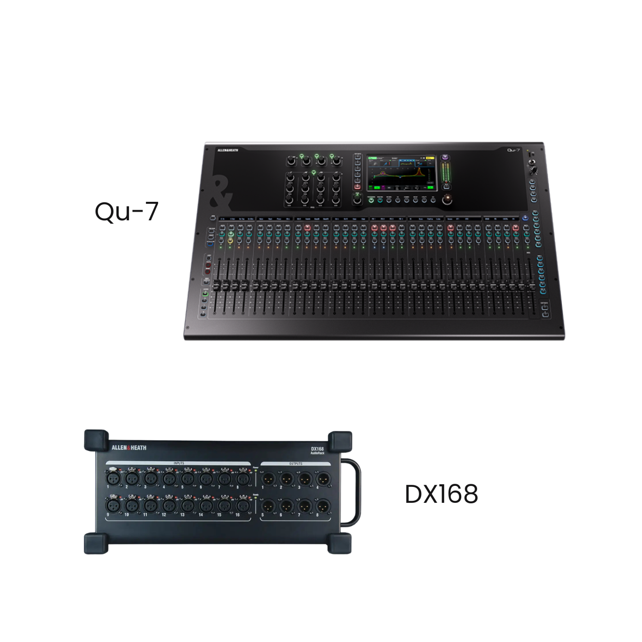 Allen & Heath Qu7 + DX168