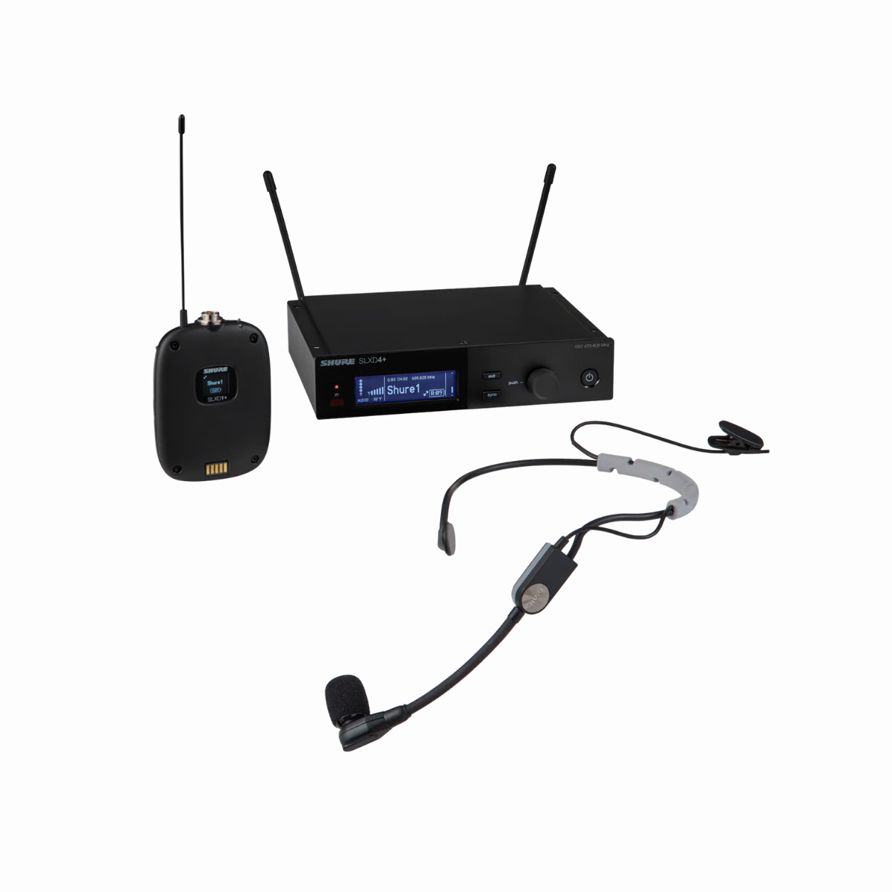 Shure SLXD14+/SM35