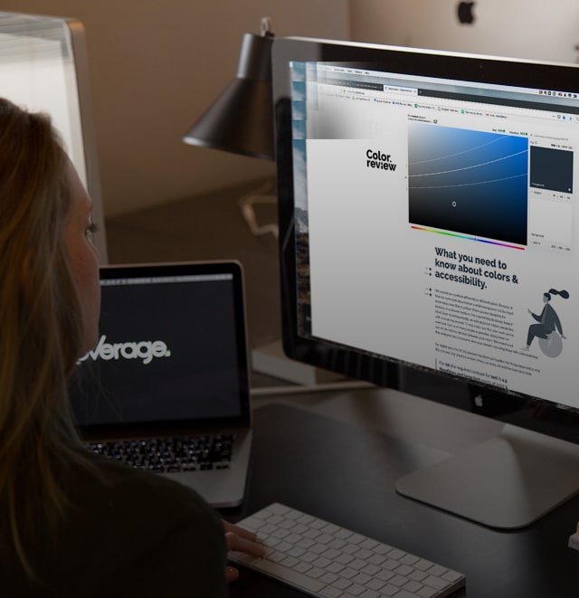 Testing accessibility for color contrast